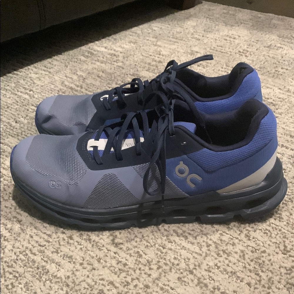 On Running Blue Athletic Shoes with CloudTec Cushioning